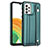 Custodia Lusso Pelle Cover YB1 per Samsung Galaxy A73 5G Verde