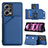 Custodia Lusso Pelle Cover YB1 per Xiaomi Poco X5 5G Blu
