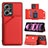 Custodia Lusso Pelle Cover YB1 per Xiaomi Poco X5 5G Rosso