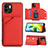 Custodia Lusso Pelle Cover YB1 per Xiaomi Redmi A2 Rosso