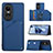 Custodia Lusso Pelle Cover YB2 per Oppo Reno10 5G Blu