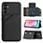 Custodia Lusso Pelle Cover YB2 per Samsung Galaxy A14 4G Nero