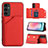 Custodia Lusso Pelle Cover YB2 per Samsung Galaxy A14 4G Rosso