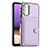 Custodia Lusso Pelle Cover YB2 per Samsung Galaxy A32 5G Viola