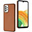 Custodia Lusso Pelle Cover YB2 per Samsung Galaxy A33 5G Marrone