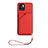 Custodia Lusso Pelle Cover YB2 per Xiaomi Poco C50 Rosso