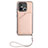Custodia Lusso Pelle Cover YB2 per Xiaomi Poco C55 Oro Rosa