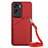 Custodia Lusso Pelle Cover YB3 per Huawei Honor 90 Lite 5G Rosso