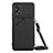 Custodia Lusso Pelle Cover YB3 per Oppo A18 Nero