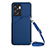 Custodia Lusso Pelle Cover YB3 per Oppo A77 5G Blu