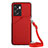 Custodia Lusso Pelle Cover YB3 per Realme Narzo 50 5G Rosso