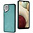 Custodia Lusso Pelle Cover YB3 per Samsung Galaxy A12 5G Verde