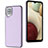 Custodia Lusso Pelle Cover YB3 per Samsung Galaxy A12 Nacho Viola