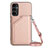 Custodia Lusso Pelle Cover YB3 per Samsung Galaxy A25 5G Oro Rosa