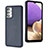Custodia Lusso Pelle Cover YB3 per Samsung Galaxy A32 5G Blu