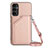 Custodia Lusso Pelle Cover YB3 per Samsung Galaxy A54 5G Oro Rosa