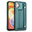 Custodia Lusso Pelle Cover YB4 per Samsung Galaxy M04 Verde