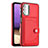 Custodia Lusso Pelle Cover YB5 per Samsung Galaxy A23 5G Rosso