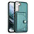 Custodia Lusso Pelle Cover YB5 per Samsung Galaxy S23 Plus 5G Verde