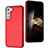 Custodia Lusso Pelle Cover YB6 per Samsung Galaxy S24 5G Rosso