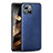 Custodia Lusso Pelle Cover ZS01 per Apple iPhone 15 Blu