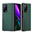 Custodia Lusso Pelle e Plastica Opaca Cover B01H per Huawei Mate X2 Verde