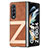 Custodia Lusso Pelle e Plastica Opaca Cover H08 per Samsung Galaxy Z Fold3 5G