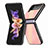 Custodia Lusso Pelle e Plastica Opaca Cover L07 per Samsung Galaxy Z Flip4 5G