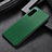 Custodia Lusso Pelle e Plastica Opaca Cover per Sony Xperia 5 III SO-53B Verde