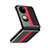 Custodia Lusso Pelle e Plastica Opaca Cover QH6 per Huawei P60 Pocket Rosso