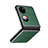 Custodia Lusso Pelle e Plastica Opaca Cover QH8 per Huawei P60 Pocket Verde