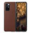 Custodia Lusso Pelle e Plastica Opaca Cover S04 per Xiaomi Mix Fold 5G