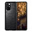 Custodia Lusso Pelle e Plastica Opaca Cover S05 per Xiaomi Mix Fold 5G Nero