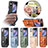 Custodia Lusso Pelle e Plastica Opaca Cover SD10 per Oppo Find N2 Flip 5G