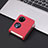 Custodia Lusso Pelle e Plastica Opaca Cover SD2 per Huawei P60 Pocket Rosso