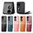 Custodia Lusso Pelle e Plastica Opaca Cover SD4 per Huawei P60 Pocket
