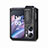 Custodia Lusso Pelle e Plastica Opaca Cover SD4 per Oppo Find N2 Flip 5G