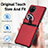 Custodia Lusso Pelle e Plastica Opaca Cover SD8 per Huawei P60 Pocket