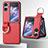 Custodia Lusso Pelle e Plastica Opaca Cover SD8 per Oppo Find N2 Flip 5G
