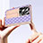 Custodia Lusso Pelle e Plastica Opaca Cover ZL1 per Oppo Find N2 5G