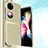 Custodia Lusso Pelle e Plastica Opaca Cover ZL3 per Huawei P60 Pocket