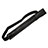 Custodia Pelle Elastico Cover Manicotto Staccabile P02 per Apple Pencil Apple iPad Pro 9.7 Nero