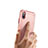 Custodia Plastica e Silicone Perforato per Apple iPhone Xs Rosa