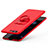 Custodia Plastica Rigida Cover Opaca con Anello Supporto A01 per Huawei P10