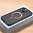 Custodia Plastica Rigida Cover Opaca con Mag-Safe Magnetic QC1 per Apple iPhone 15