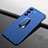 Custodia Plastica Rigida Cover Opaca con Magnetico Anello Supporto A01 per Samsung Galaxy S22 Plus 5G Blu