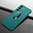 Custodia Plastica Rigida Cover Opaca con Magnetico Anello Supporto A01 per Samsung Galaxy S22 Plus 5G Verde