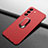 Custodia Plastica Rigida Cover Opaca con Magnetico Anello Supporto A01 per Samsung Galaxy S24 5G Rosso