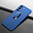 Custodia Plastica Rigida Cover Opaca con Magnetico Anello Supporto A01 per Samsung Galaxy S24 Plus 5G Blu