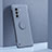 Custodia Plastica Rigida Cover Opaca con Magnetico Anello Supporto A02 per Samsung Galaxy S21 5G